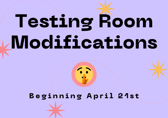Important modifications for the Testing Room.